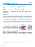 Wettability Gradient-Induced Diode: MXene-Engineered Membrane for Passive-Evaporative Cooling