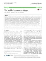 The healthy human microbiome