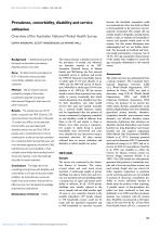 Prevalence, comorbidity, disability and service utilisation: Overview of the Australian National Mental Health Survey