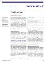Febrile seizures