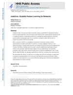 node2vec: Scalable Feature Learning for Networks