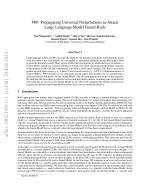 PRP: Propagating Universal Perturbations to Attack Large Language Model Guard-Rails