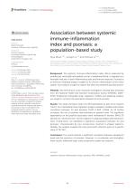 Association between systemic immune-inflammation index and psoriasis: a population-based study