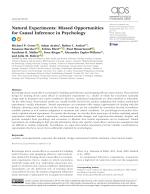 Natural Experiments: Missed Opportunities for Causal Inference in Psychology