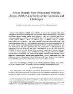 Power-Domain Non-Orthogonal Multiple Access (NOMA) in 5G Systems: Potentials and Challenges