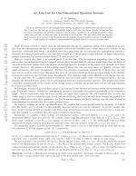 An Area Law for One Dimensional Quantum Systems
