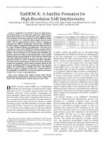 TanDEM-X: A Satellite Formation for High-Resolution SAR Interferometry