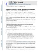 Epigenome editing by a CRISPR/Cas9-based acetyltransferase activates genes from promoters and enhancers