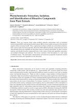 Phytochemicals: Extraction, Isolation, and Identification of Bioactive Compounds from Plant Extracts