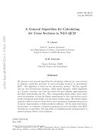 A General Algorithm for Calculating Jet Cross Sections in NLO QCD