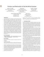 Fairness and Abstraction in Sociotechnical Systems