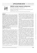 PISCES: a protein sequence culling server