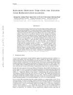 EXPLORING DIFFUSION TIME-STEPS FOR UNSUPERVISED REPRESENTATION LEARNING