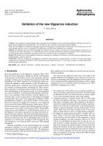 Validation of the new Hipparcos reduction
