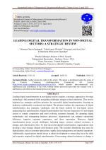LEADING DIGITAL TRANSFORMATION IN NON-DIGITAL SECTORS: A STRATEGIC REVIEW