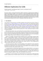 Efficient Exploration for LLMs