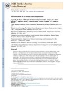 Inflammation in prostate carcinogenesis