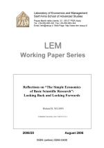Reflections on “The Simple Economics of Basic Scientific Research”: Looking Back and Looking Forwards