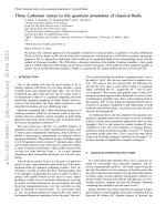 Three Carleman routes to the quantum simulation of classical fluids