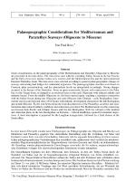 Palaeogeographic Considerations for Mediterranean and Paratethys Seaways (Oligocene to Miocene)