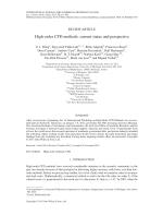 High-order CFD methods: current status and perspective