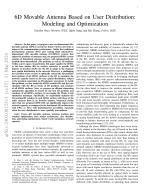 6D Movable Antenna Based on User Distribution: Modeling and Optimization