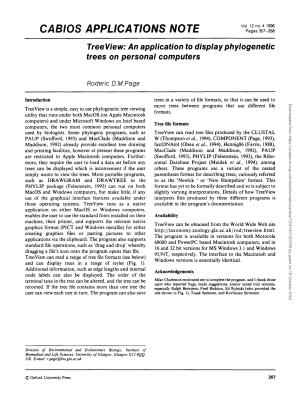TreeView: An application to display phylogenetic trees on personal computers