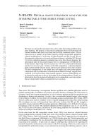 N-BEATS: NEURAL BASIS EXPANSION ANALYSIS FOR INTERPRETABLE TIME SERIES FORECASTING