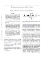 LLM Agents can Autonomous ly Hack Websites