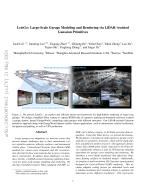 LetsGo: Large-Scale Garage Modeling and Rendering via LiDAR-Assisted Gaussian Primitives
