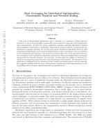 Dual Averaging for Distributed Optimization: Convergence Analysis and Network Scaling