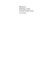 Blaustein’s Pathology of the Female Genital Tract Fourth Edition