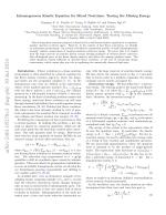 Inhomogeneous Kinetic Equation for Mixed Neutrinos: Tracing the Missing Energy