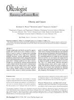 Obesity and Cancer
