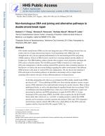Non-homologous DNA end joining and alternative pathways to double-strand break repair