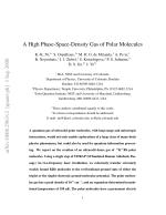 A High Phase-Space-Density Gas of Polar Molecules