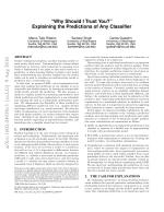 Why Should I Trust You? Explaining the Predictions of Any Classifier