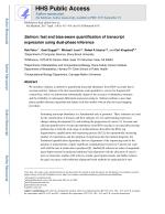 Salmon: fast and bias-aware quantification of transcript expression using dual-phase inference