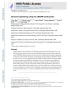 Genome engineering using the CRISPR-Cas9 system