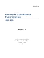 Inventory of U.S. Greenhouse Gas Emissions and Sinks: 1990–2014
