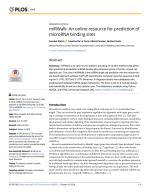miRWalk: An online resource for prediction of microRNA binding sites