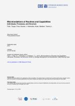 Microfoundations of Routines and Capabilities: Individuals, Processes, and Structure