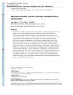 Bacteriocin diversity, function, discovery and application as antimicrobials