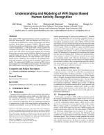 Understanding and Modeling of WiFi Signal Based Human Activity Recognition