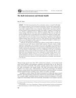 The Built Environment and Mental Health