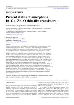 Present status of amorphous In–Ga–Zn–O thin-film transistors