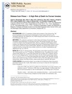 Release from Prison — A High Risk of Death for Former Inmates