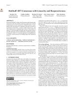 HotStuff: BFT Consensus with Linearity and Responsiveness