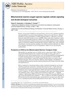 Mitochondrial reactive oxygen species regulate cellular signaling and dictate biological outcomes