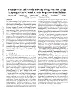 LoongServe: Efficiently Serving Long-context Large Language Models with Elastic Sequence Parallelism